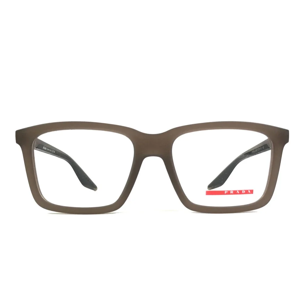 Prada Linea Rossa Eyeglasses Frames VPS03S 29F-1O1 Frosted Brown 53-17-145